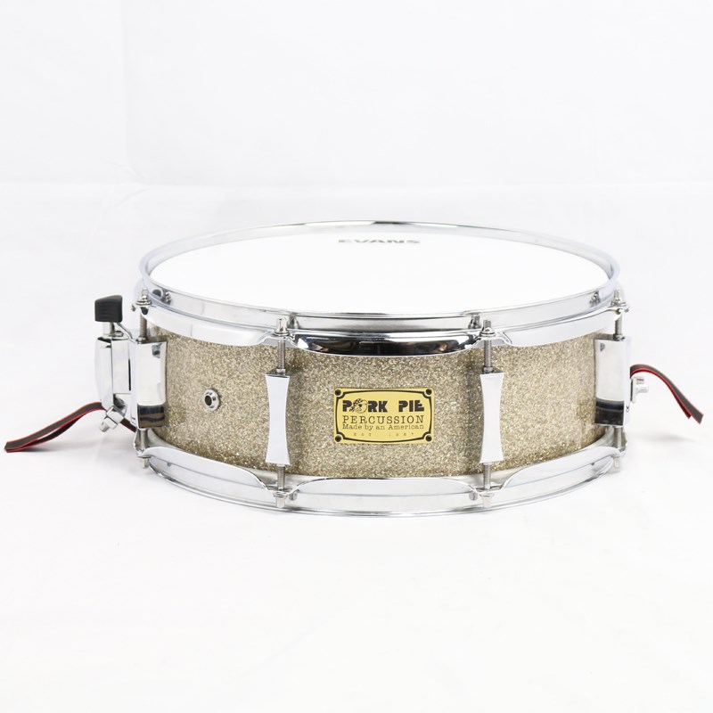 PORK PIE 8ply Maple Snare Drum 13×5 Silver Sparkleの画像